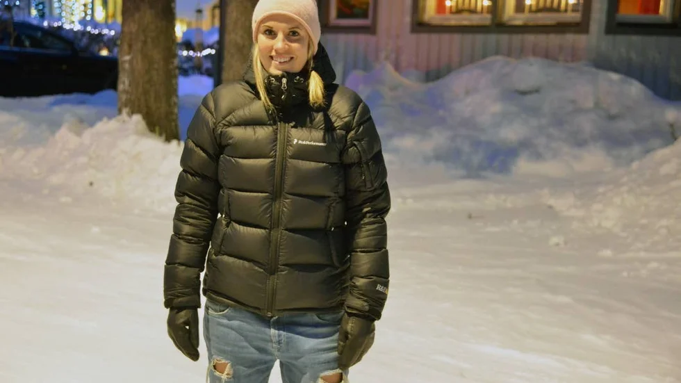 Under julen har Ingela Andersson varit hemma i Arvidsjaur för lite ledighet. ”Men jag har nästan hunnit tränat mer här hemma än vad jag brukar göra i vanliga fall”, säger hon. ?foto: liza nilsson