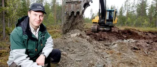 Skogsman räddade drunknande älgkalv