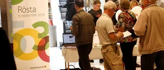 Valupptakt i Gallerian