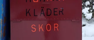 Insamlingscontainer utan tillstånd