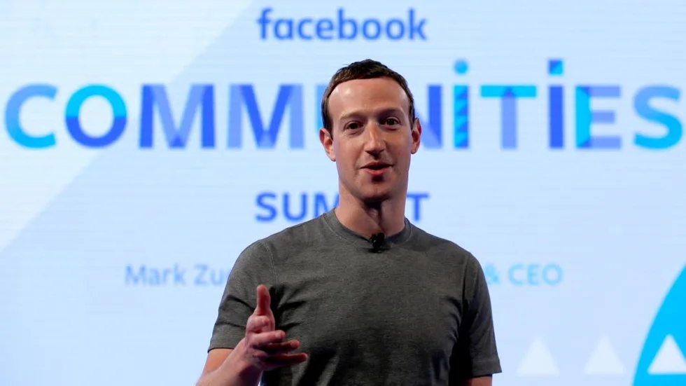 Facebooks vd Mark Zuckerberg.