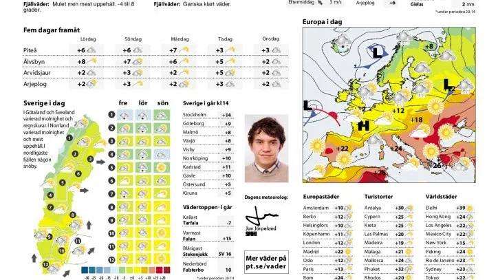 Piteå-Tidningen sen 26 april.
