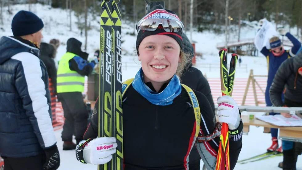 GULD. Elvira Öberg fixade JVM-guld i stafetten.