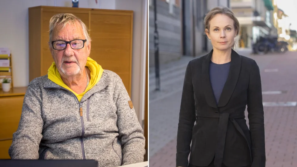 Anders Hördin, sekreterare för Hyresgästföreningen i Katrineholm och Vingåker, samt Lisa Hjelm, chef medlem, marknad och näringspolitik för Fastighetsägarna. 