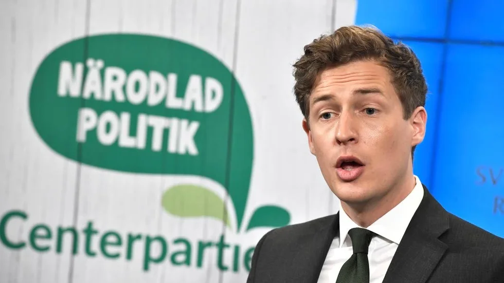 SKATTESÄNKARE. Emil Källström, Centerpartiets ekonomisk-politiska talesperson, vill att skattekvoten i Sverige sänks radikalt.