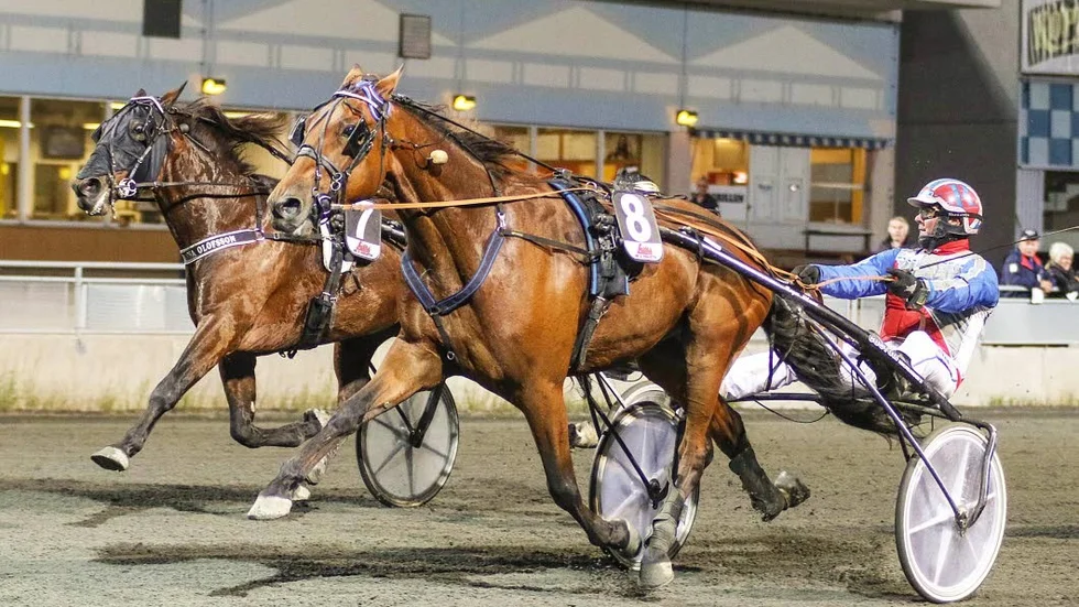 VINNARE. Roger Nilsson med Mellby Dealer vann ett av försöken i Mäster Gustafs Pokal. (Arkivbild)