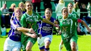 Saltängen såg ut att vinna hemma mot Jitex men tappade allt på två minuter.Foto: Anita Kjellberg