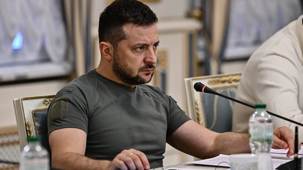 Ukrainas president Volodymyr Zelenskyj. Arkivbild.