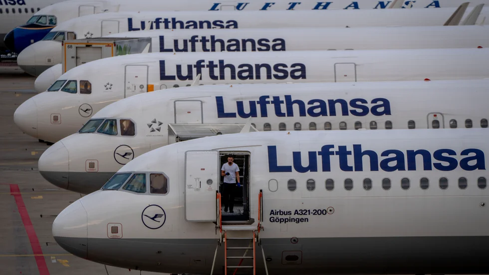 Lufthansas flygplan kan lyfta. Arkivbild.