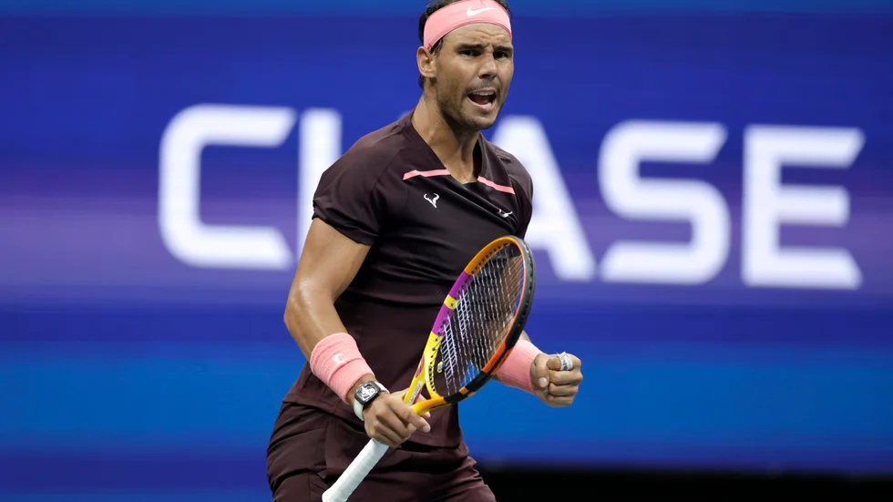 Rafael Nadal besegrade Richard Gasquet i tredje rundan i US Open.
