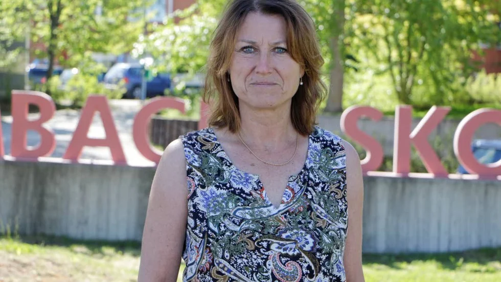 Gymnasiechef. Britta Dahlén.