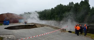 Slukhål orsakade fabrikstopp
