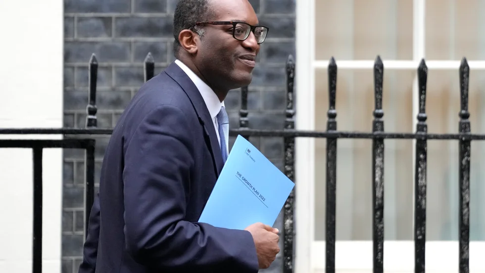 Storbritanniens finansminister Kwasi Kwarteng. Arkivbild
