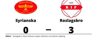 Syrianska föll hemma mot Roslagsbro