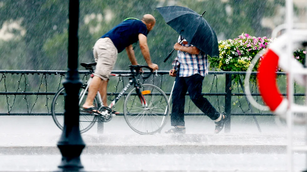 Stora mängder regn väntas över Eskilstuna.