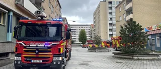 Rökutveckling från spis – stort räddningspådrag
