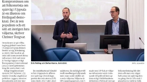 Från UNT den 25 februari.