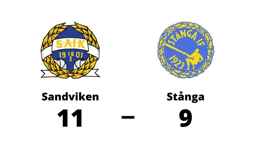 Sandvikens AIK BK vann mot Stånga IF