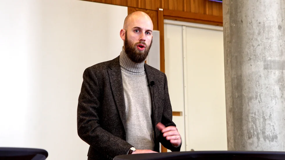 Carl-Oskar Bohlin (M) är minister för civilt försvar. I veckan var han i Visby för att prata om skyddet av vårt kulturarv. 