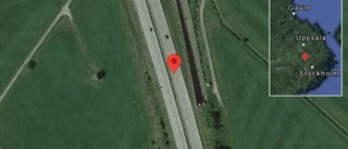 Lastbil stillastående på E4 - stopp i ett körfält