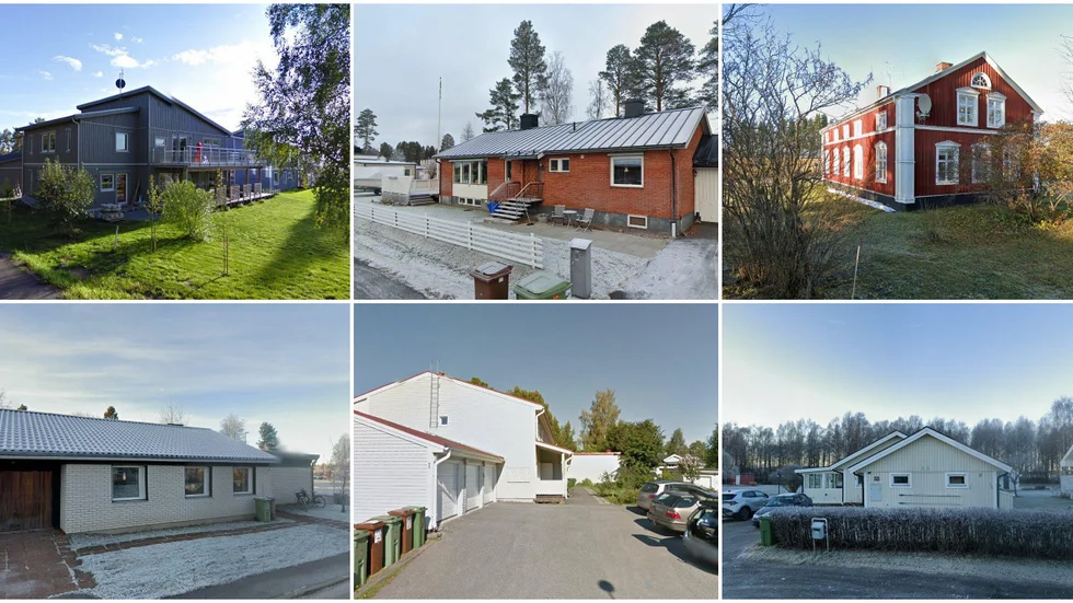 Svartöbrinken 1A, Östra Solgatan 49, Markskogsvägen 74, Erikslundsvägen 19, Bryggargatan 1B och Hektarvägen 33