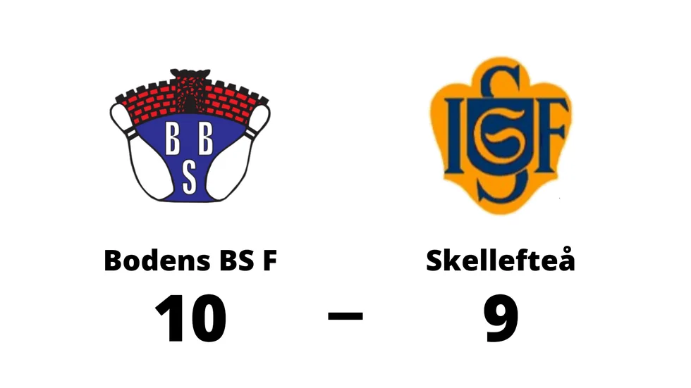 Bodens BS F vann mot Skellefteå IF
