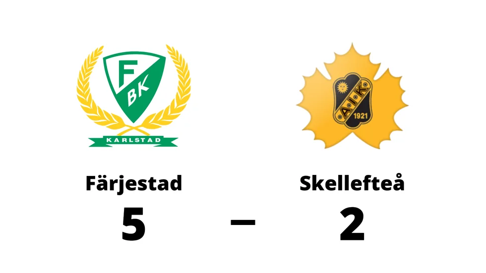 Färjestads BK vann mot Skellefteå AIK