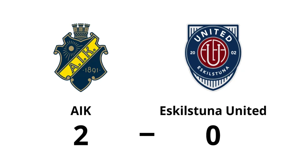 AIK vann mot Eskilstuna United DFF