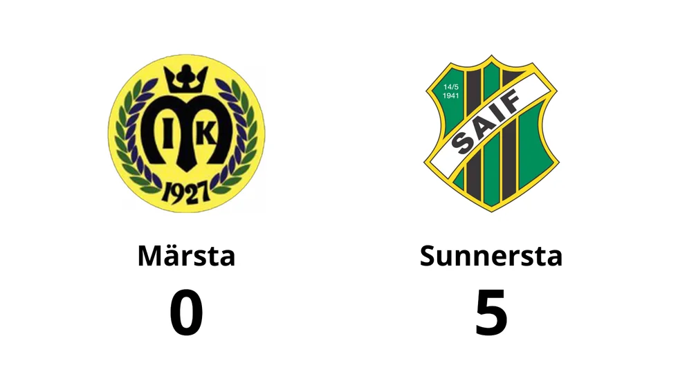 Märsta IK förlorade mot Sunnersta AIF