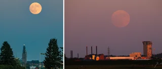 Johans lycka: Fångade spektakulära månen på bild: "Wow! 