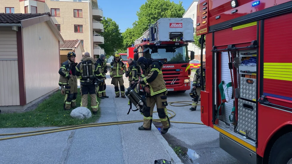 Räddningstjänsten fick rycka ut.