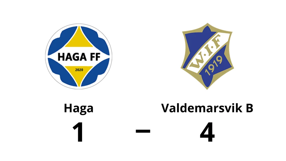 Haga FF förlorade mot Valdemarsviks IF B