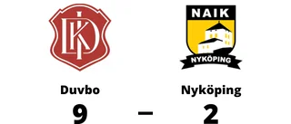 Storförlust för Nyköping borta mot Duvbo