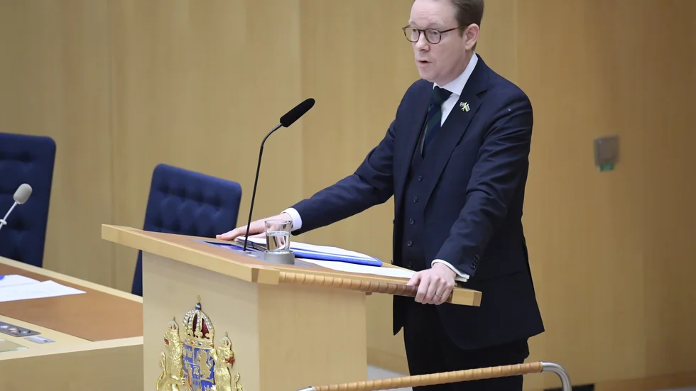 Prioritering. Utrikesminister Tobias Billström (M) kunde balanserat debatten om Hamas och Israel.