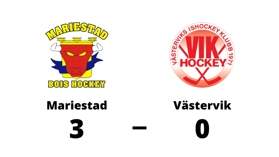 Mariestads BoIS HC vann mot Västerviks IK