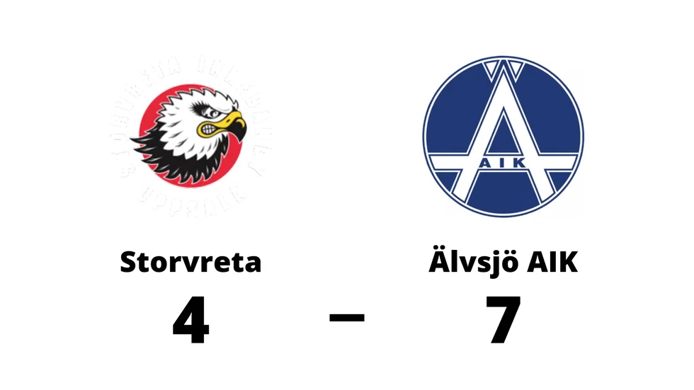 Storvreta IBK förlorade mot Älvsjö AIK IBF