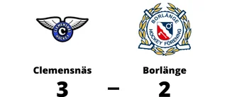 Ryck i sista perioden avgjorde för Clemensnäs hemma mot Borlänge