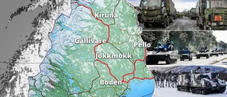 Här påverkas trafiken av stora Nato-övningen