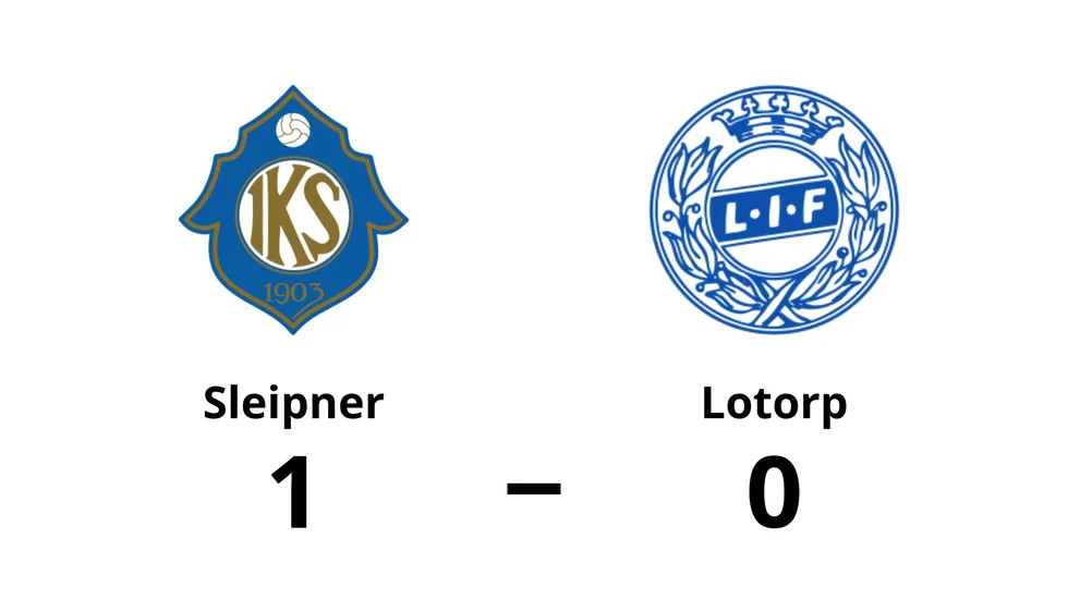 IK Sleipner vann mot Lotorps IF