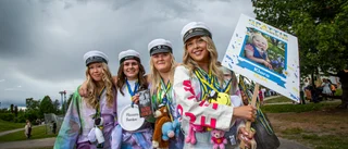 Jubel och sång när Piteås studenter sprang mot friheten