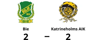 Bie kryssade hemma mot Katrineholms AIK