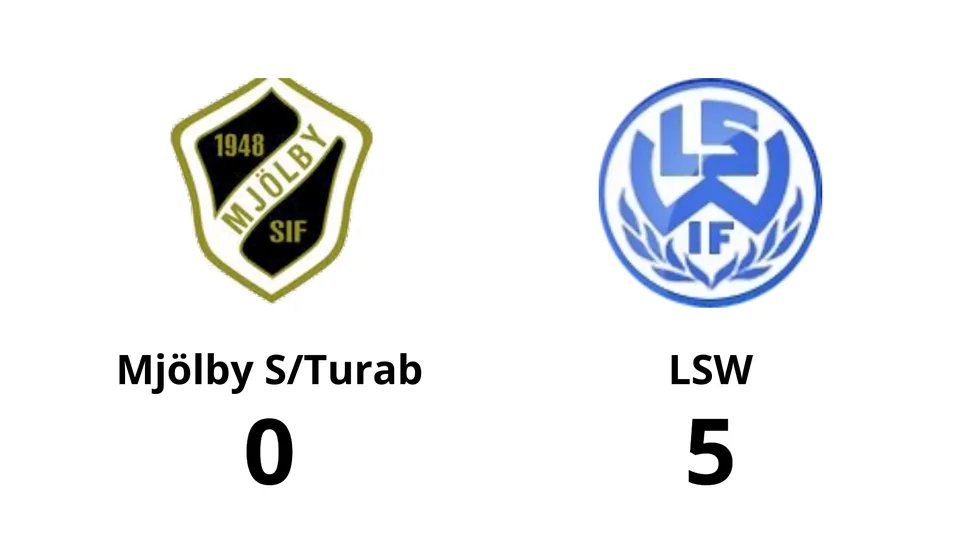 Mjölby Södra IF/Mjölby Turabdin FC förlorade mot LSW IF