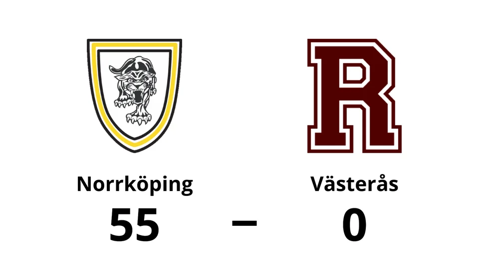 Norrköping Panthers vann mot Västerås Roedeers