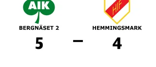 Förlust mot Bergnäset 2 för Hemmingsmark