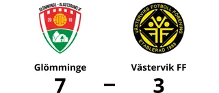Mål av Herman Grönwall och Daniel Fristedt när Västervik FF förlorade