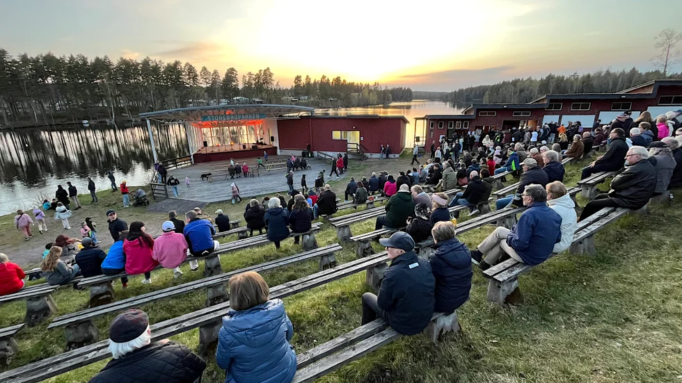Valborgsfirande i Storebroparken blir det även i år. Och besökarna kan förvänta sig sol.