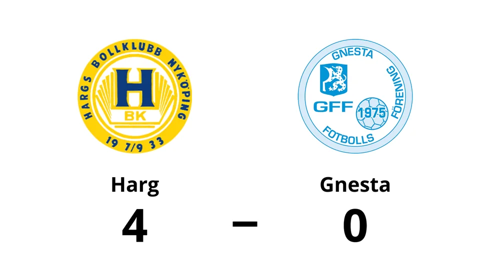 Hargs BK vann mot Gnesta FF