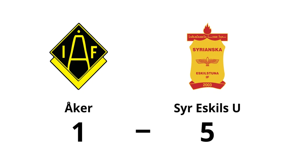 Åker förlorade mot Syrianska Eskilstuna U