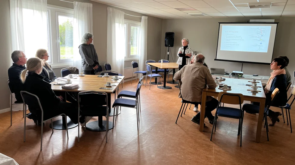 Kick-off där medlemmarna informerades om vad som gjorts och vad som återstår för att driva samarbetet vidare.