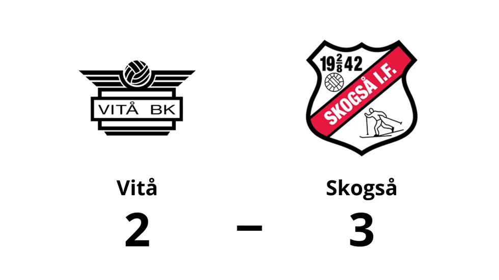 Vitå BK förlorade mot Skogså IF